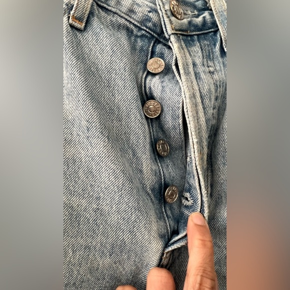 Agolde Riley distressed jeans size 24 - Picture 3 of 7